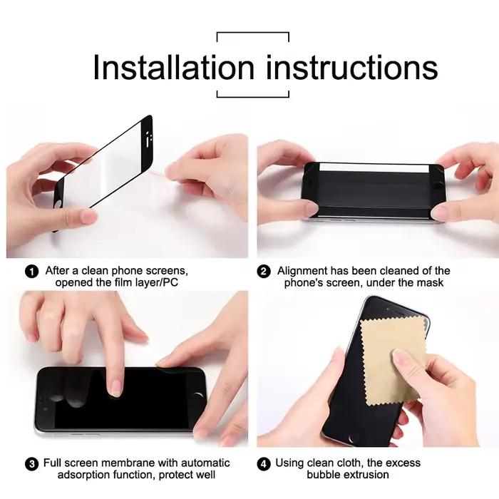 Pour iphone 17 Pro protecteur d'écran de confidentialité verre trempé Anti-espion protection téléphone Anti Peeping Film
