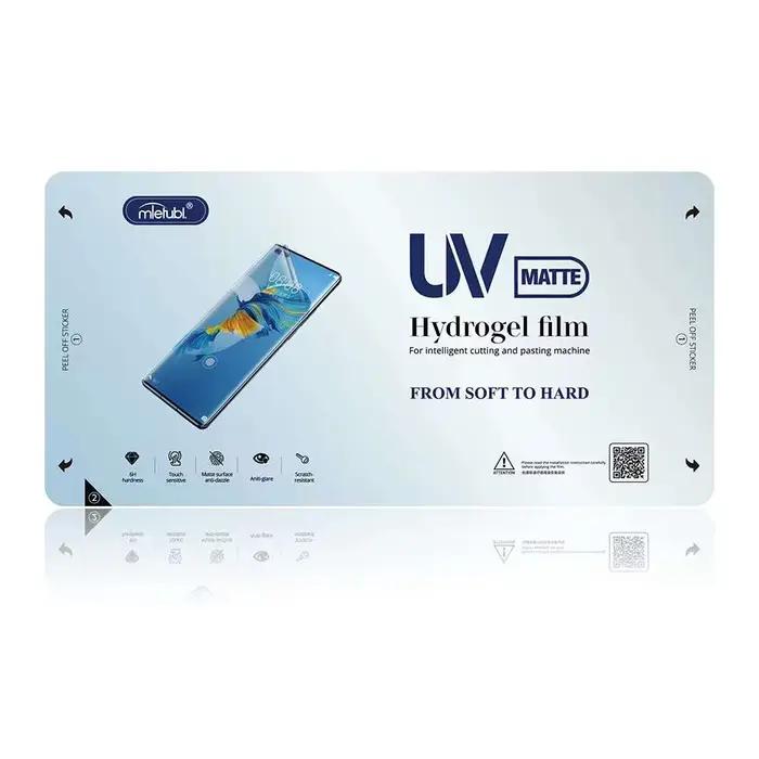 Film de protection Mietubl Hydrogel pour écran de téléphone portable Film de coupe TPU Privacy High-Clear, Matte, UV, M288