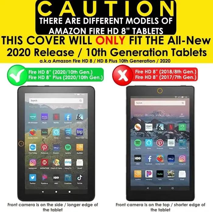 Protection en verre trempé pour tablette Amazon Fire HD 8 10e génération 2020 facile à installer et à entretenir pour un écran toujours propre et exempt de toutes imperfections