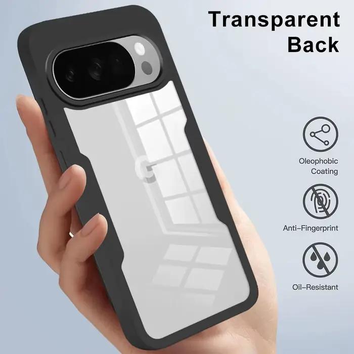 360 ° Coque de protection intégrale double face anti-chute pour Google Pixel 10A 10 9 Pro XL avec film protecteur