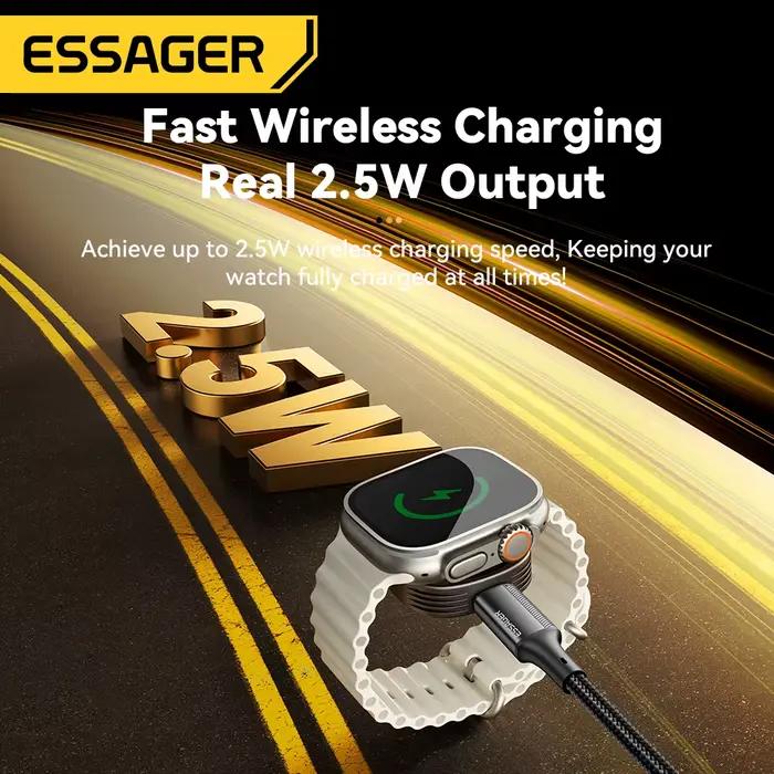 Essager chargeur magnétique sans fil pour Apple Watch 8 7 6 5 4 3 2 SE