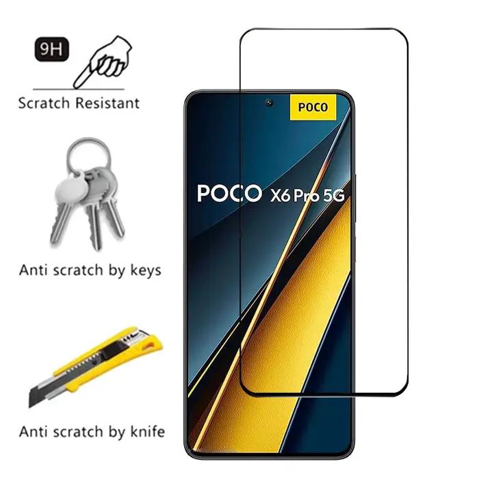 Film de protection en verre trempé Poco F8 Ultra X7 X6 F6 Pro 5G pour écran avant - Design élégant et résistant aux rayures