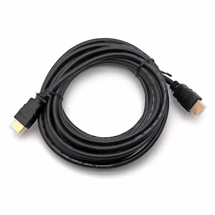 Câble HDMI 4K 2.0 haute vitesse mâle à mâle pour TV Box ordinateur portable moniteur projecteur longévité design robuste flexibilité pour usage quotidien