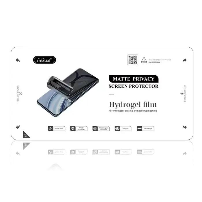 Film de protection Mietubl Hydrogel pour écran de téléphone portable Film de coupe TPU Privacy High-Clear, Matte, UV, M288