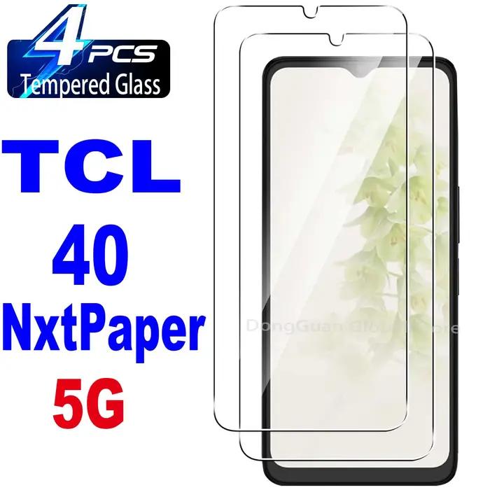 2/4 pièces verre trempé pour TCL 40 NxtPaper 5G 4G Film de protection d'écran