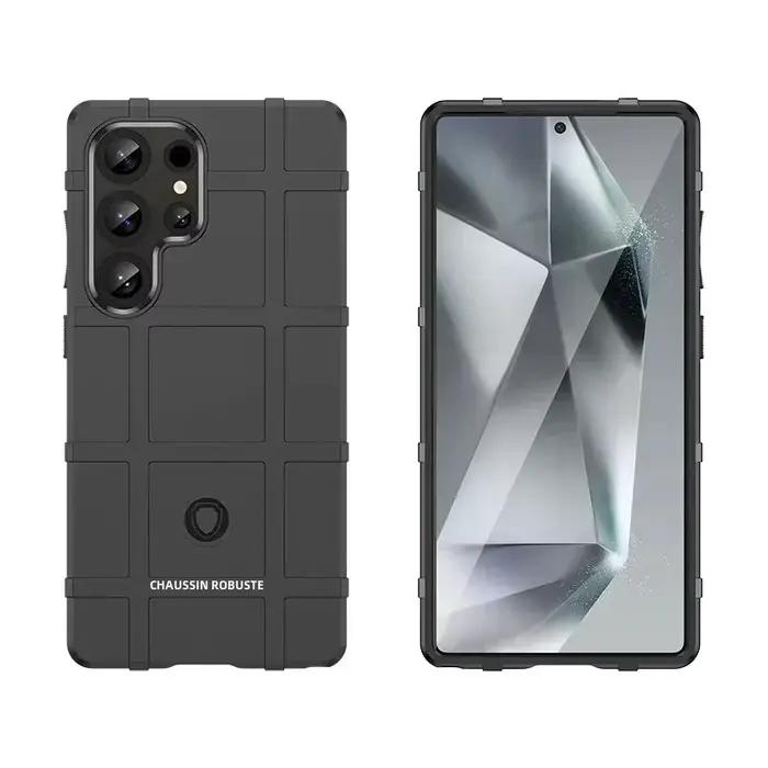 Coque de téléphone flexible robuste de qualité militaire pour Samsung Galaxy S23/S24/S25 plus Ultra FE - Housse de protection contre les chutes