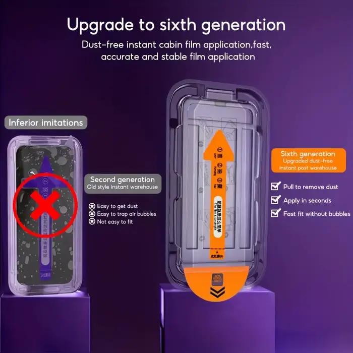 Protection d'écran anti-espion haute définition en verre trempé pour Nubia avec installation sans poussière et couverture rigide pour un usage professionnel et personnel