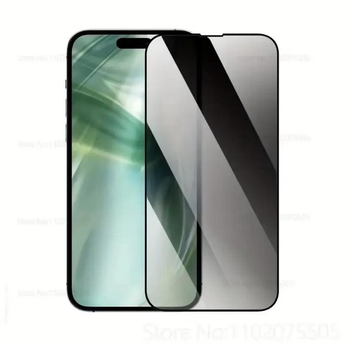 Film de protection anti-espion en verre trempé pour Samsung Galaxy A modèles variés anti-rayures anti-éblouissement facile à installer et à entretenir
