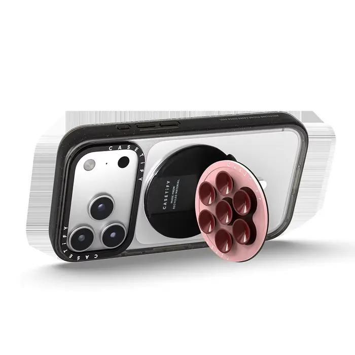 CASETiFY Snappy ™ Support de téléphone et porte-cartes magnétique à ventouse avec miroir pour iPhone 17 16 15 14 13 et Samsung S25 S26 A57