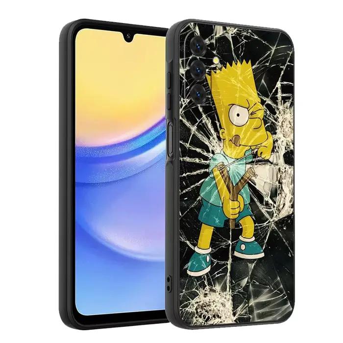Coque de téléphone souple Cartoon Homers-S-Simpsons pour Samsung A17 A37 A57 A16 A26 A36 A56 A15 A25 A35 A55 A14 A24 A34 A54 A13 A33 A53 Bl