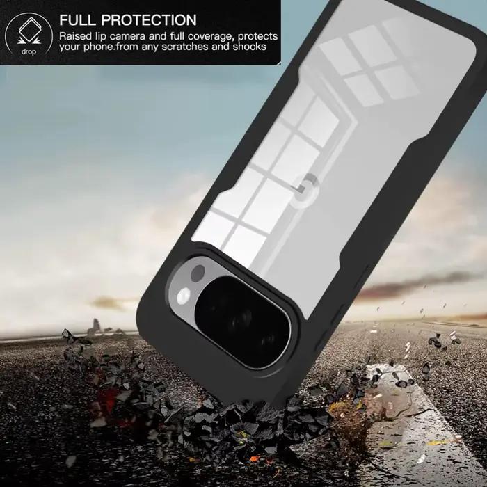 360 ° Coque de protection intégrale double face anti-chute pour Google Pixel 10A 10 9 Pro XL avec film protecteur
