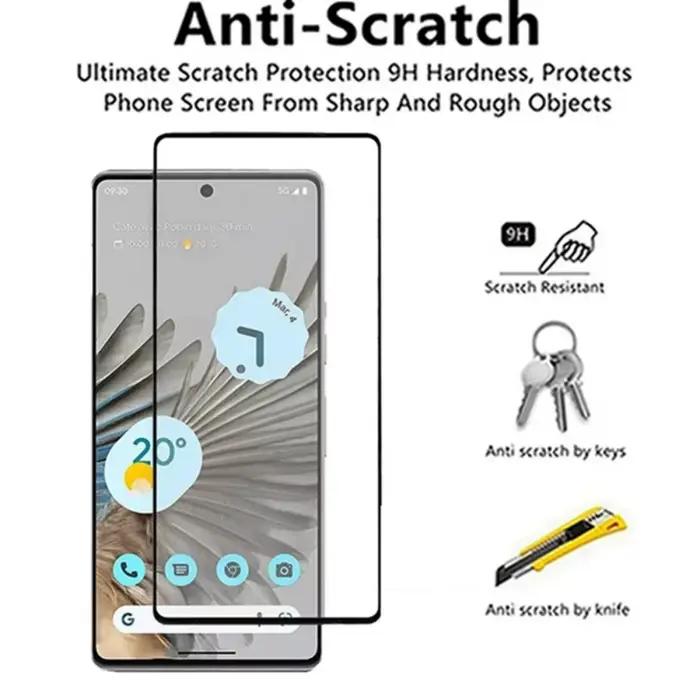 2 + 2 verre trempé pour Google Pixel 7 Pro protecteur plein écran lentille de caméra Film de protection Pixel6 6 Pro