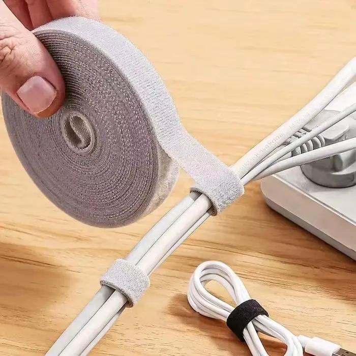 Organisateur de câbles 1/5M, gestion des câbles, enrouleur de fils, attaches de gestion des câbles pour écouteurs et souris, protection pour iPhone Xiaomi Samsung