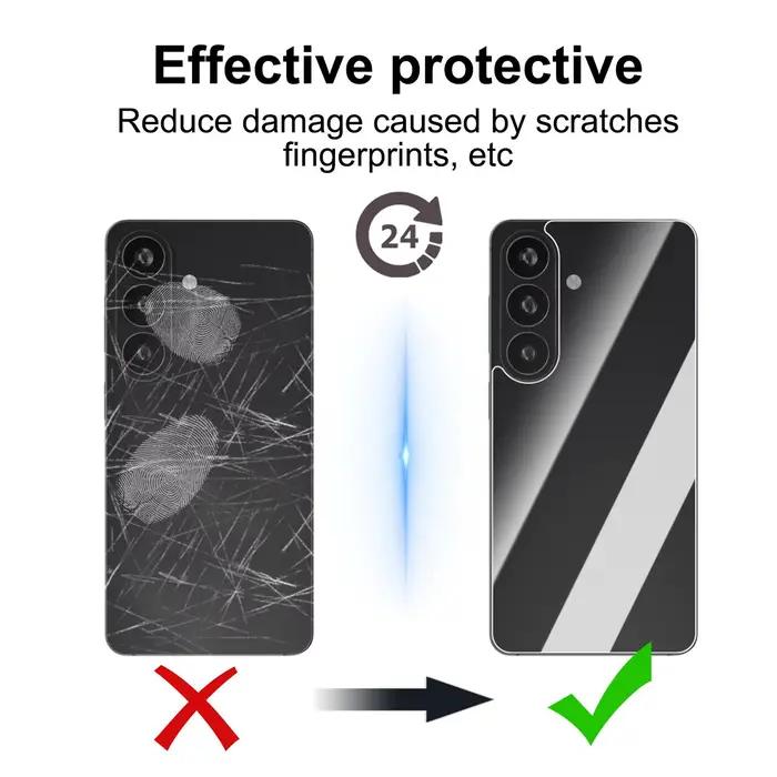 Protecteurs d'écran arrière en verre trempé pour Samsung Galaxy S26 S26Plus, Film arrière transparent Ultra HD anti-rayures pour Samsung S26U S26+