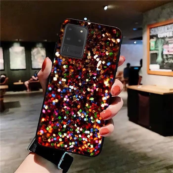 Coque à paillettes brillantes pour Samsung A10 A11 A12 A13 A20s A21s A30 A31 A32 A40 A51 A52 A53 A70 A71 A72 A73 A91 A13 5G étui téléphone protection brillance fantaisie