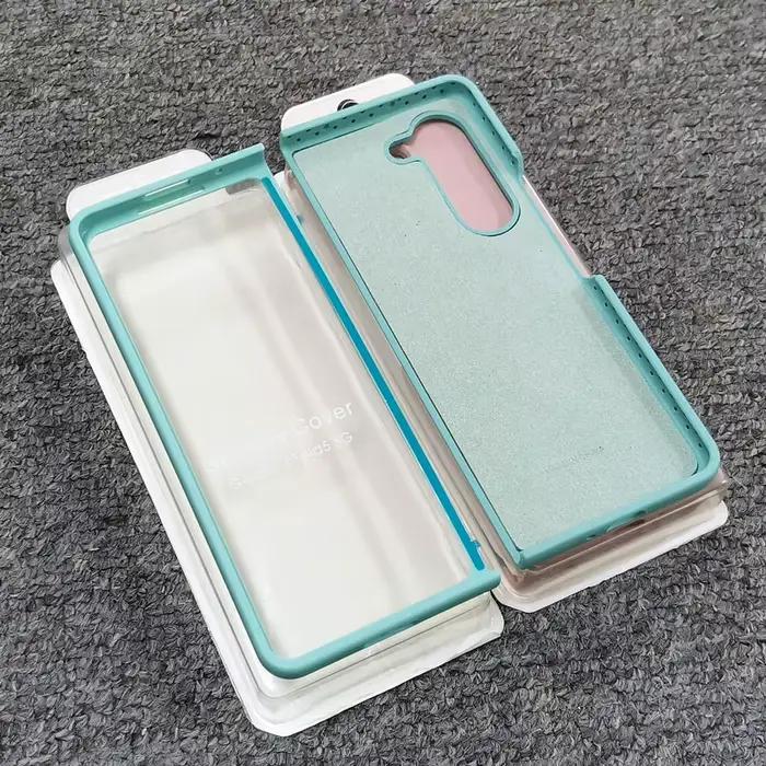 Coque en silicone liquide souple au toucher pour Samsung Galaxy Z Fold 7 6 5 4 3 2 Fold2 Fold3 Fold4 Fold5