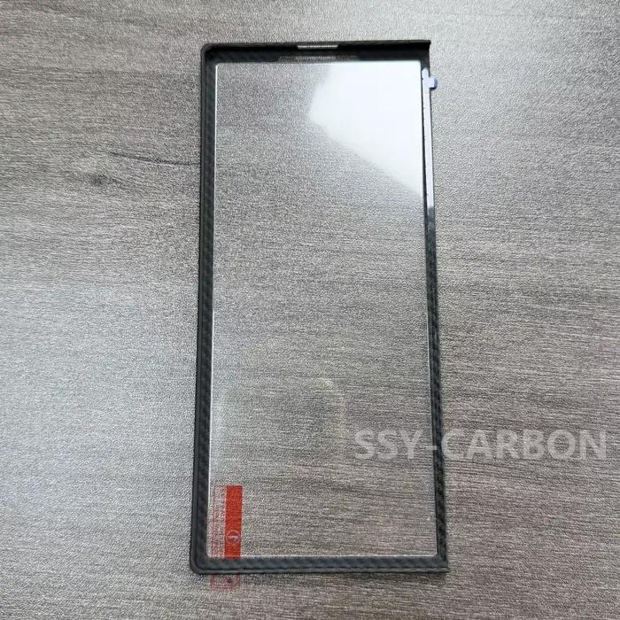 Pour Samsung Galaxy Z Fold 7 : Cadre avant en fibre d'aramide Kevlar