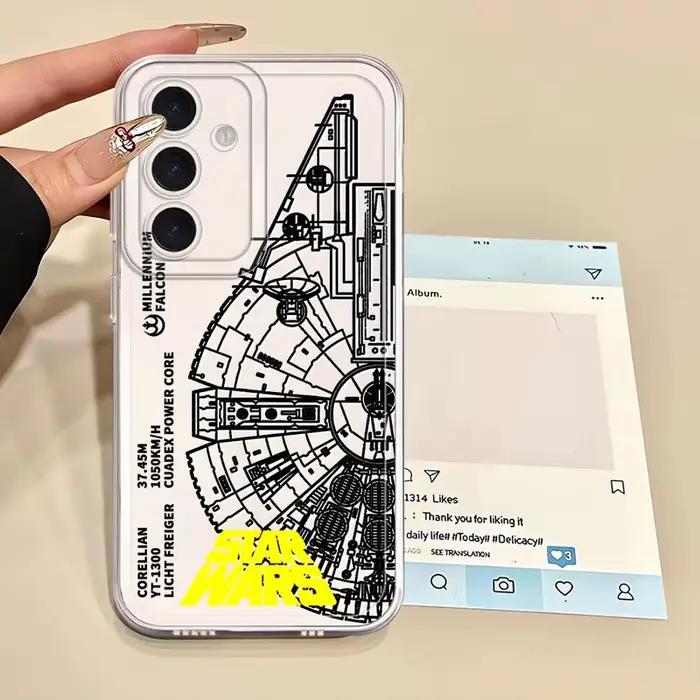 Cool Star war Samsung Galaxy A57 A14 A16 A56 A55 A25 A51 A54 A15 A36 A37 A52 A52 A17 A34 A35 A26 A24 Coque de téléphone