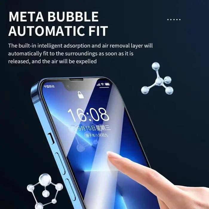 Films de protection en verre trempé pour iPhone 14 13 12 11 15 Pro Max Mini - Anti-rayures et Anti-éclats - Design élégant - Protection renforcée