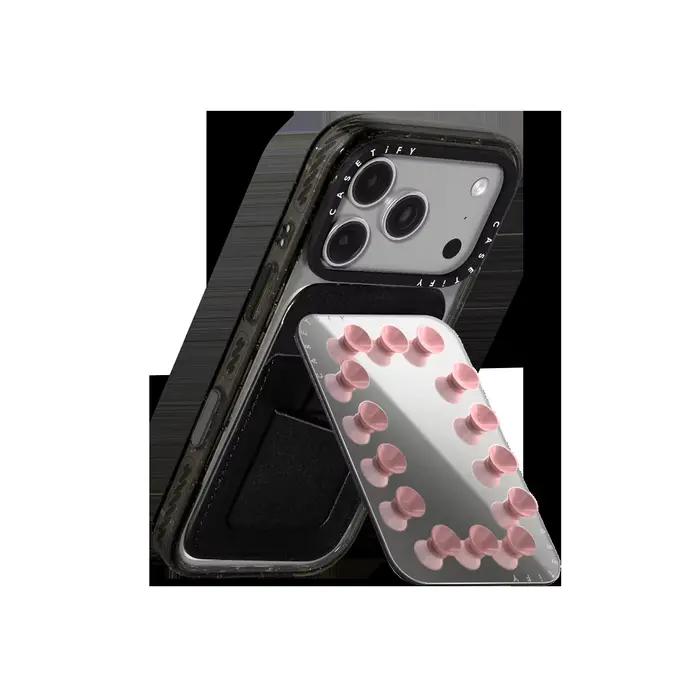 CASETiFY Snappy ™ Support de téléphone et porte-cartes magnétique à ventouse avec miroir pour iPhone 17 16 15 14 13 et Samsung S25 S26 A57