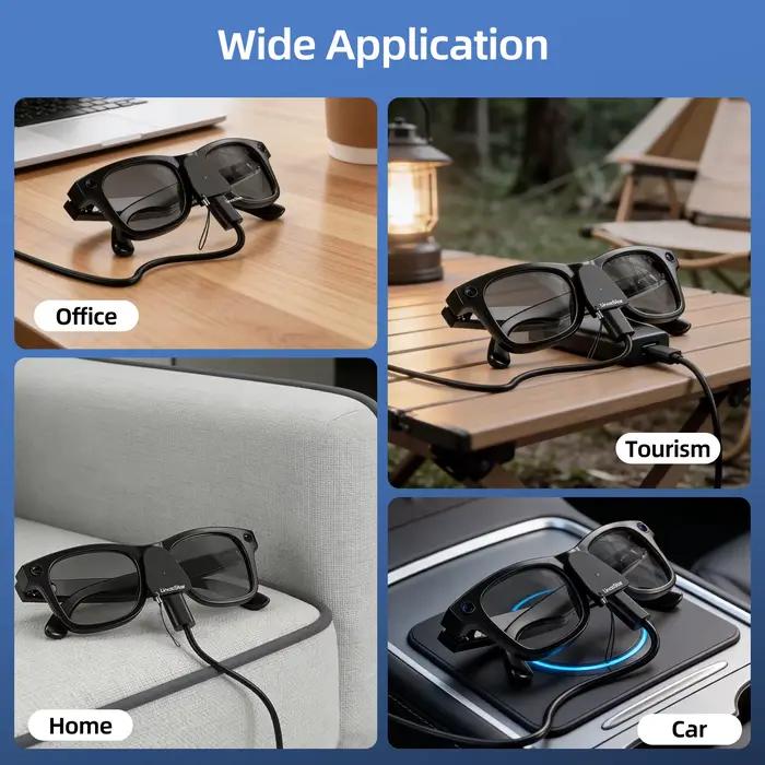 Adaptateur de charge USB C pour Ray-Ban Meta Gen 1&2