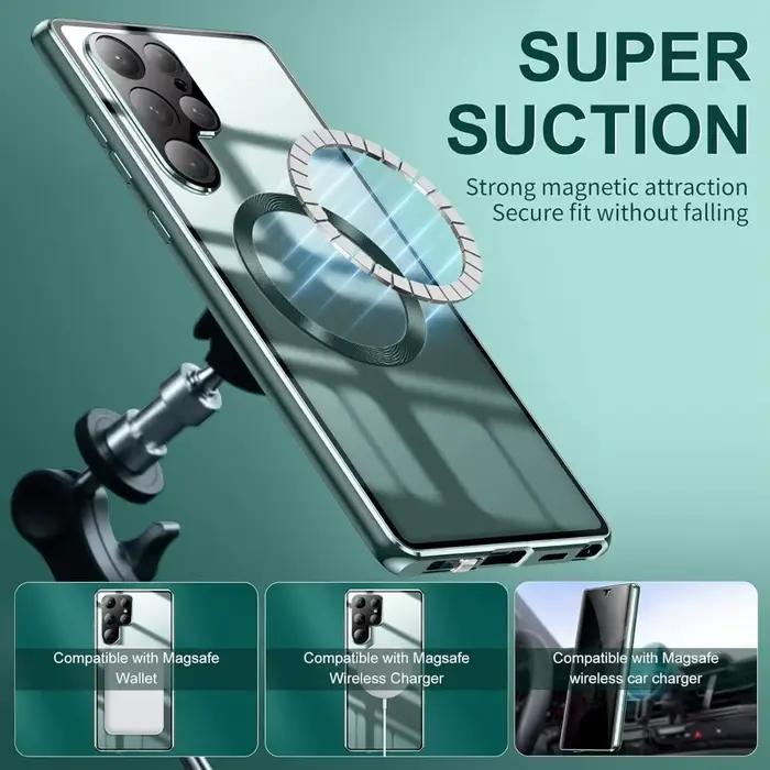 Étui de protection anti-espion 360° pour Samsung S23 S24 FE S25 Plus S22 Ultra avec film de confidentialité intégré