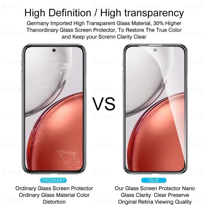 4 pièces verre trempé pour Honor X9D 2025 6.79 "MTN-AN00 HonorX70 X 9D HonorX9D 5G protecteur d'écran Film de protection 2025 verre de téléphone