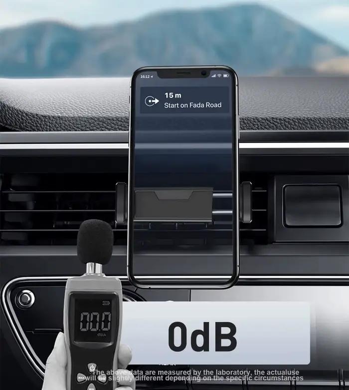 Nouveau support de téléphone universel 2026 pour voiture – Fixation sur grille d'aération pour smartphone