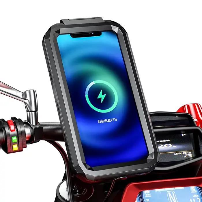 Support de chargeur sans fil pour moto