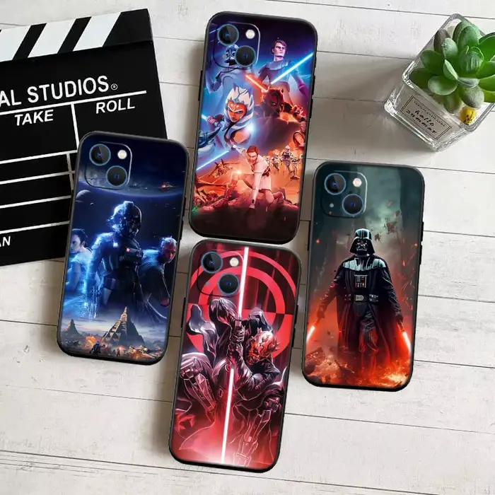 Coque souple en silicone Star Wars pour Samsung Galaxy A11 A12 A13 A15 A52S A53 A55 A56 A70 A71 A72 A73 F06 F16 F56 S10 Plus S10e Occasions spéciales et quotidienne Protection antichoc et anti-rayures Couleurs variées pour personnalisation