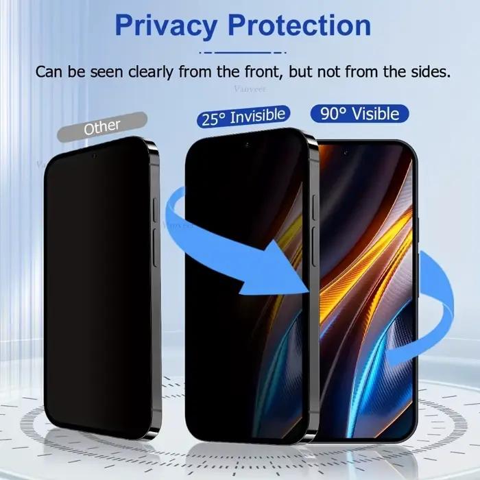 Film de protection avant Vanveet pour Google Pixel 10 Pro 8 7 9 Pro XL 9A 8A 7A 6A 9Pro sans poussière et anti-espion