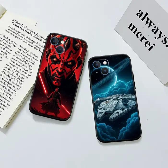 Coque souple en silicone Star Wars pour Samsung Galaxy A11 A12 A13 A15 A52S A53 A55 A56 A70 A71 A72 A73 F06 F16 F56 S10 Plus S10e Occasions spéciales et quotidienne Protection antichoc et anti-rayures Couleurs variées pour personnalisation