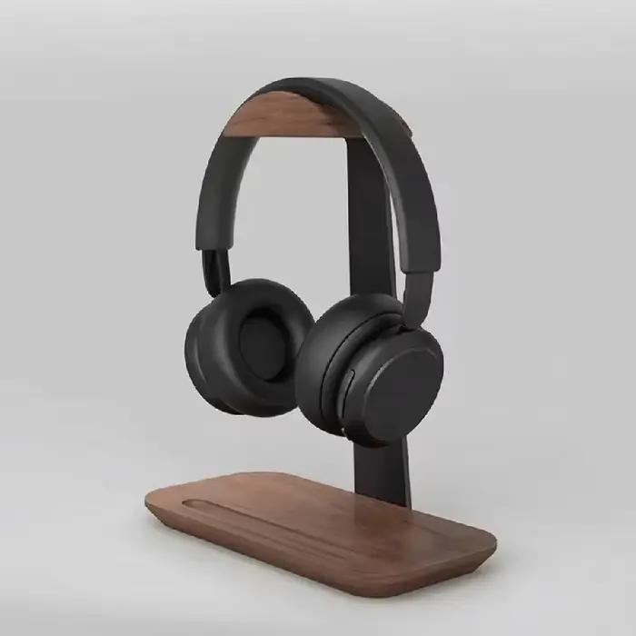Support de casque de bureau de haute qualité avec base de rangement - Support universel pour casque et présentoir pour la maison et le bureau
