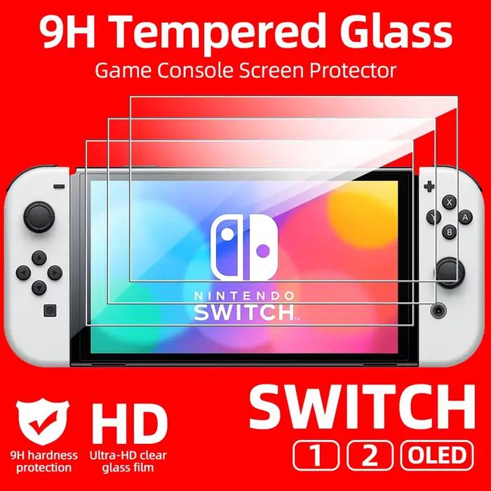 Verre trempé 9H pour Nintendo Switch OLED Switch2 2