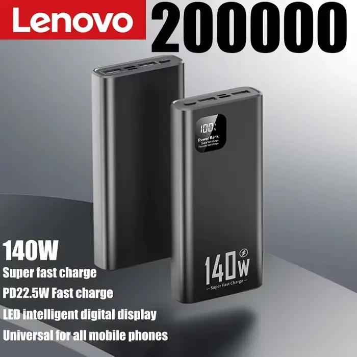 Batterie externe Lenovo 140W 500000mAh haute capacité
