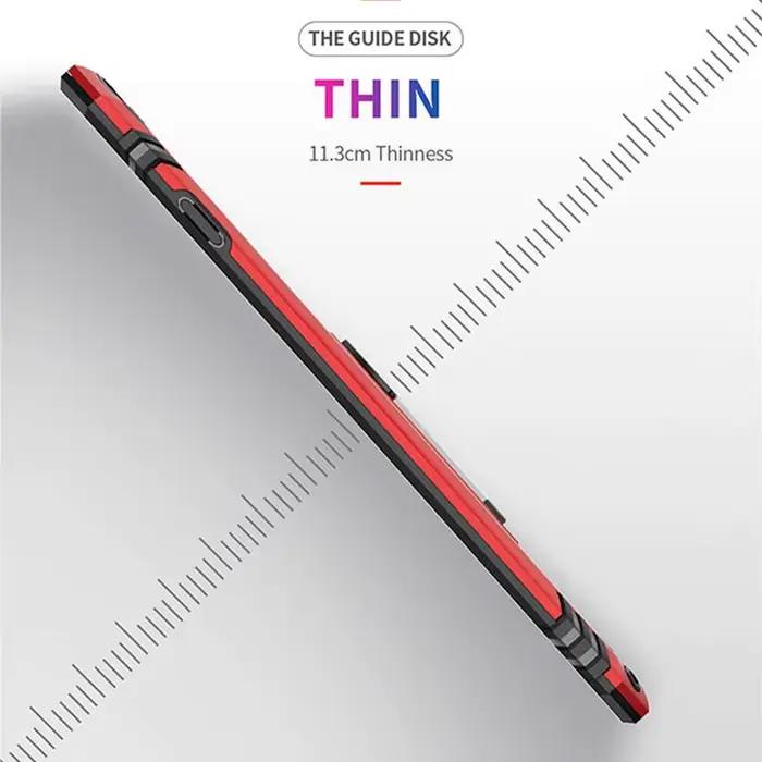 Coque blindée antichoc avec anneau magnétique pour iPhone 6 6s 7 8 Plus X XS Max XR pare-chocs résistant aux chocs anti-rayures anti-empreintes digitales avec béquille