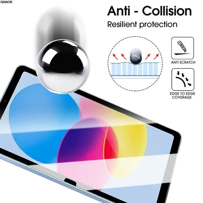 Pour IPad (A16) 11th 2025 Films de protection rigides Protecteurs d'écran incassables en verre trempé