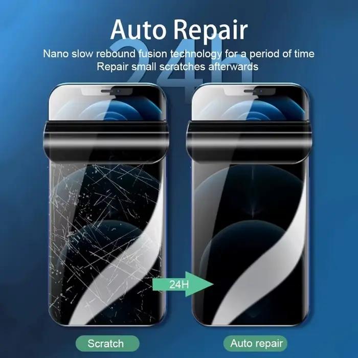 Lot de 3 films hydrogel anti-espion pour iPhone 17 16 15 14 13 12 11 Pro Max