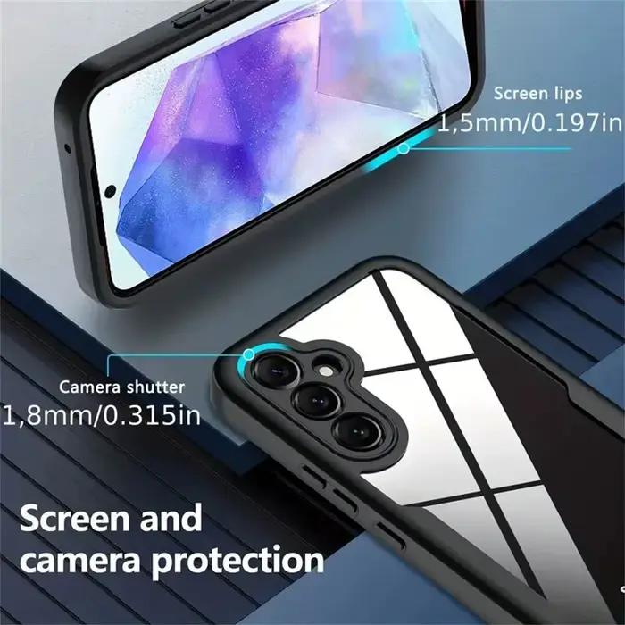 Coque de téléphone à couverture complète 360 pour Samsung Galaxy A57 A56 A54 A37 A36 A55 A17 A16 A15 A35 A25 A53 A51 A34 A33 A32 A24 A14 5G Funda