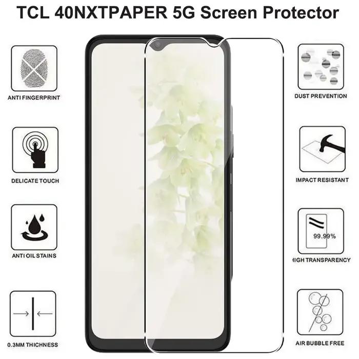 2/4 pièces verre trempé pour TCL 40 NxtPaper 5G 4G Film de protection d'écran