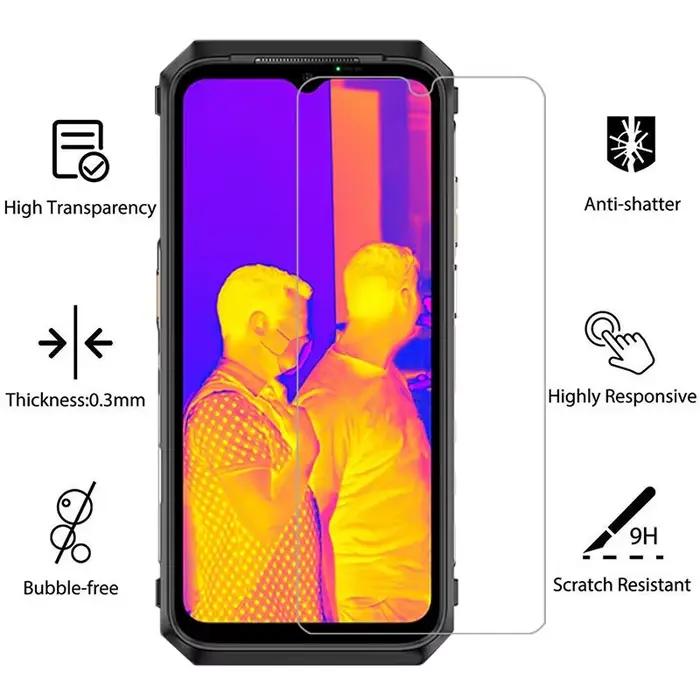 Verre trempé pour coque de téléphone Ulefone Power Armor 14 Pro 18 18T Ultra 19 19T, compatible avec Armor14 Armor18 Armor19 T T18 5G, protection arrière 360°