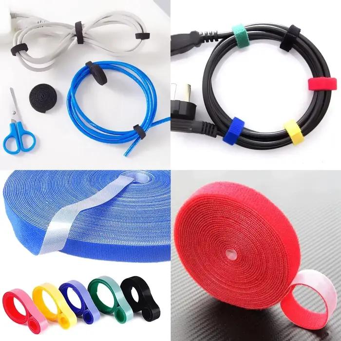 Organisateur de câbles 1/5M, gestion des câbles, enrouleur de fils, attaches de gestion des câbles pour écouteurs et souris, protection pour iPhone Xiaomi Samsung