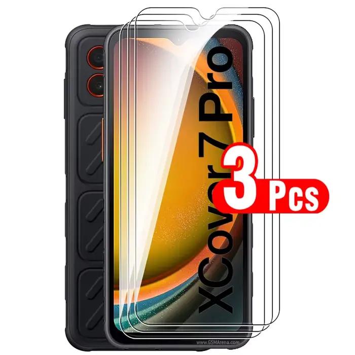 Film de protection en verre trempé transparent pour Samsung Galaxy XCover7 Pro résistant aux rayures et aux chocs pour une utilisation fluide et sans souci