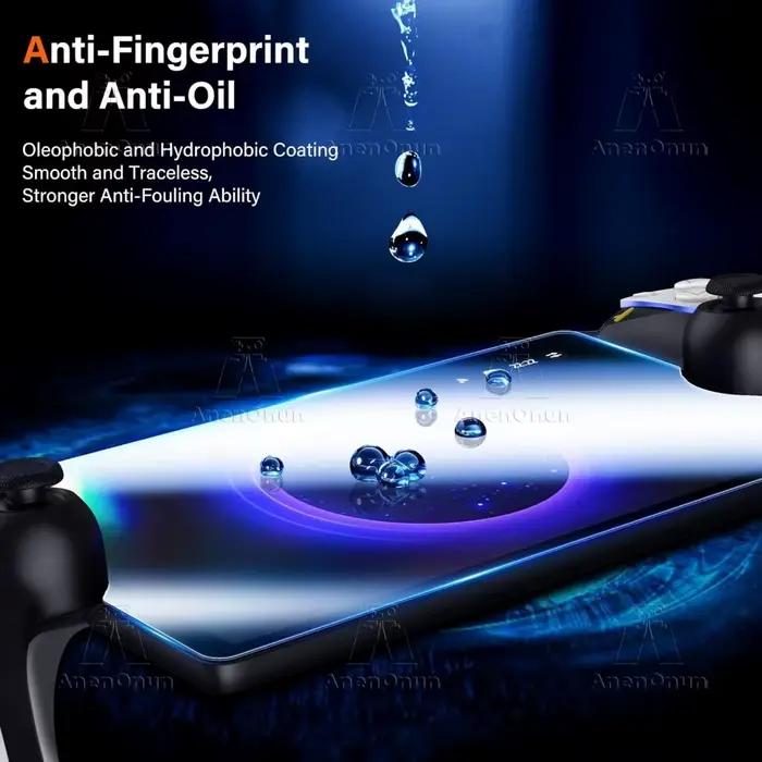 PS Portal HD verre trempé dureté 9H incassable anti-rayures anti-empreintes digitales sans bulles 2.5D protecteur d'écran à bord incurvé