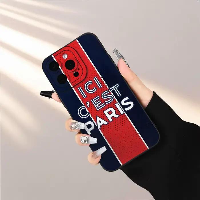 Coque de téléphone antichoc avec motif Paris et charme français pour Samsung S26 S25 S24 Ultra S23 S22 S21 S20 Plus