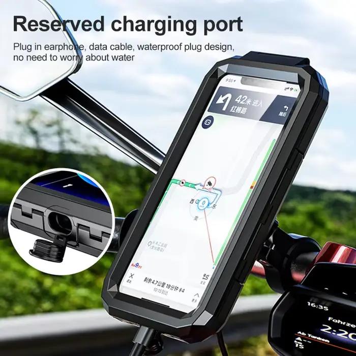 Support de chargeur sans fil pour moto