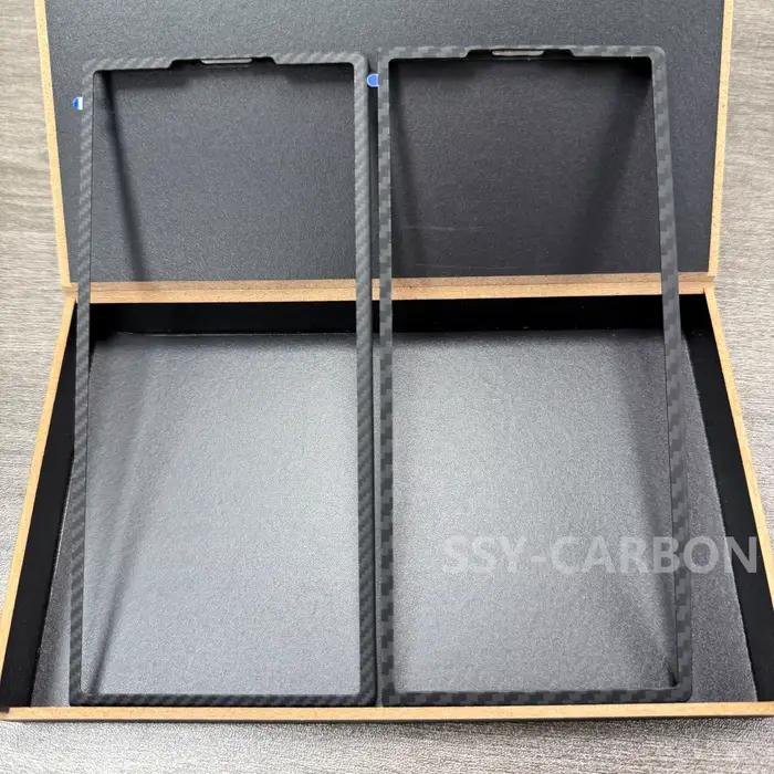 Pour Samsung Galaxy Z Fold 7 : Cadre avant en fibre d'aramide Kevlar