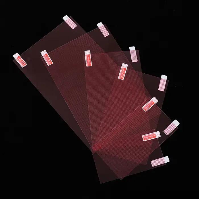 Film de protection d'écran universel en hydrogel mat pour téléphone, tablette et GPS - 5", 6", 7", 8", 9", 10", 11", 12" - bleu foncé, crimson, lumineux, rose, rose doré