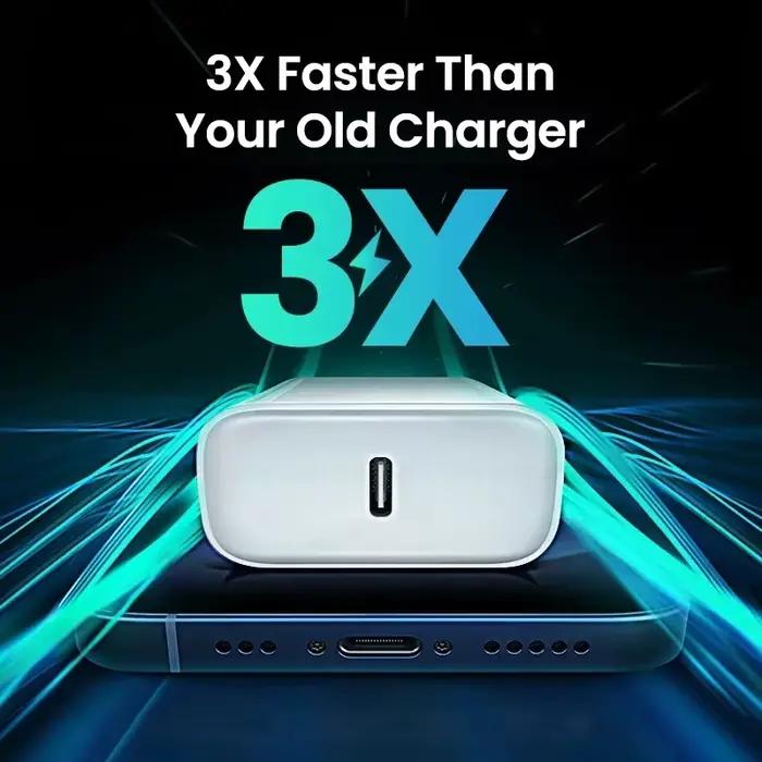 35W PD USB C Chargeur Charge Rapide Pour Apple iPhone 15 14 13 12 11 16 Pro Max Plus