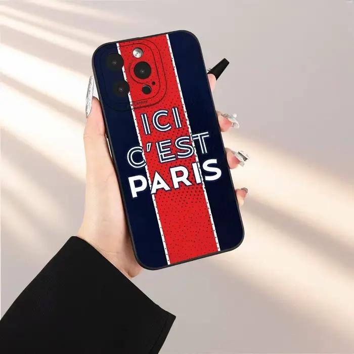 Coque de téléphone antichoc avec motif Paris et charme français pour Samsung S26 S25 S24 Ultra S23 S22 S21 S20 Plus